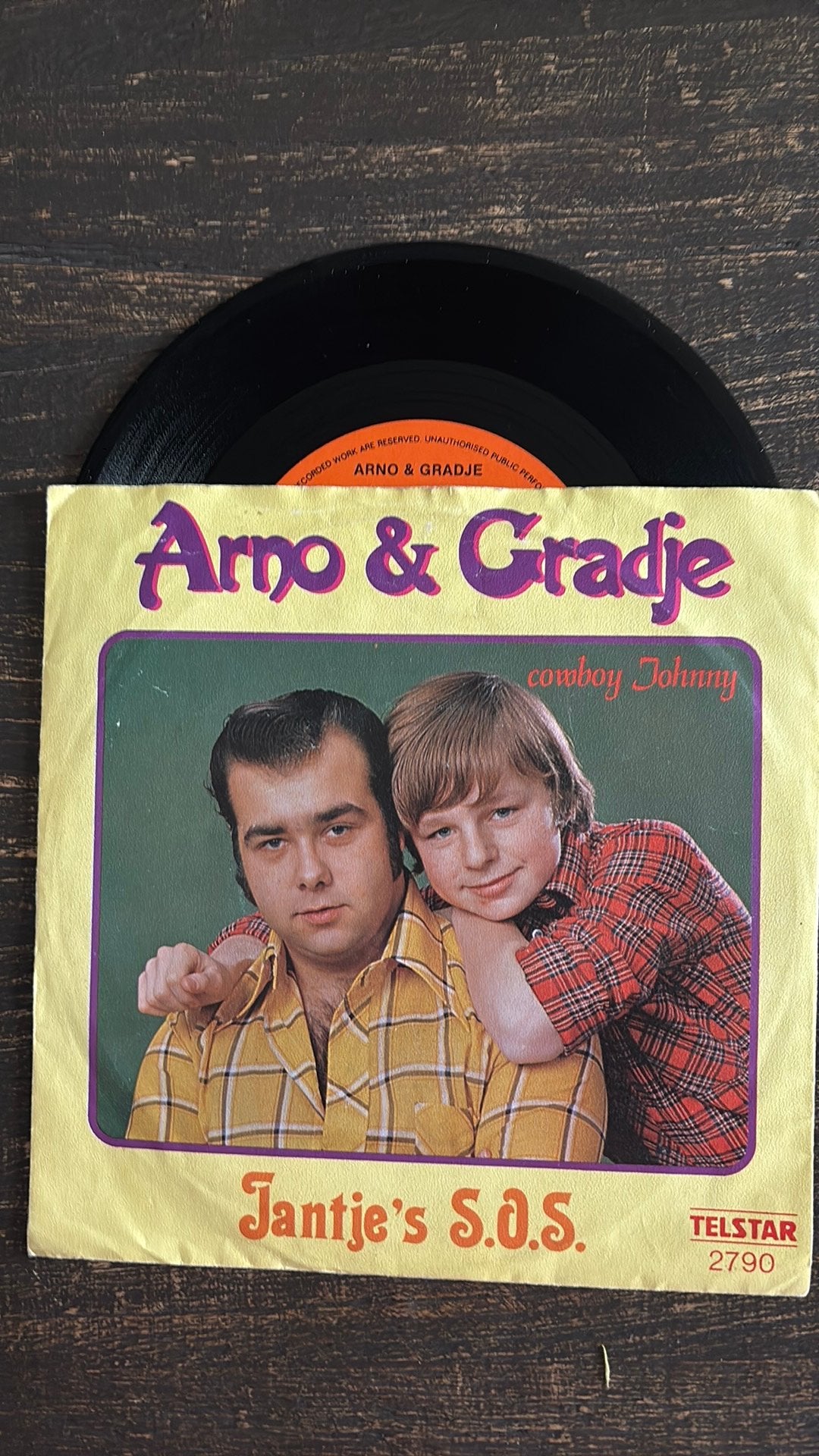 Arno & Gradje - Jantje’s S.O.S, Cd's en Dvd's, Vinyl Singles, Ophalen of Verzenden, Zo goed als nieuw, Nederlandstalig