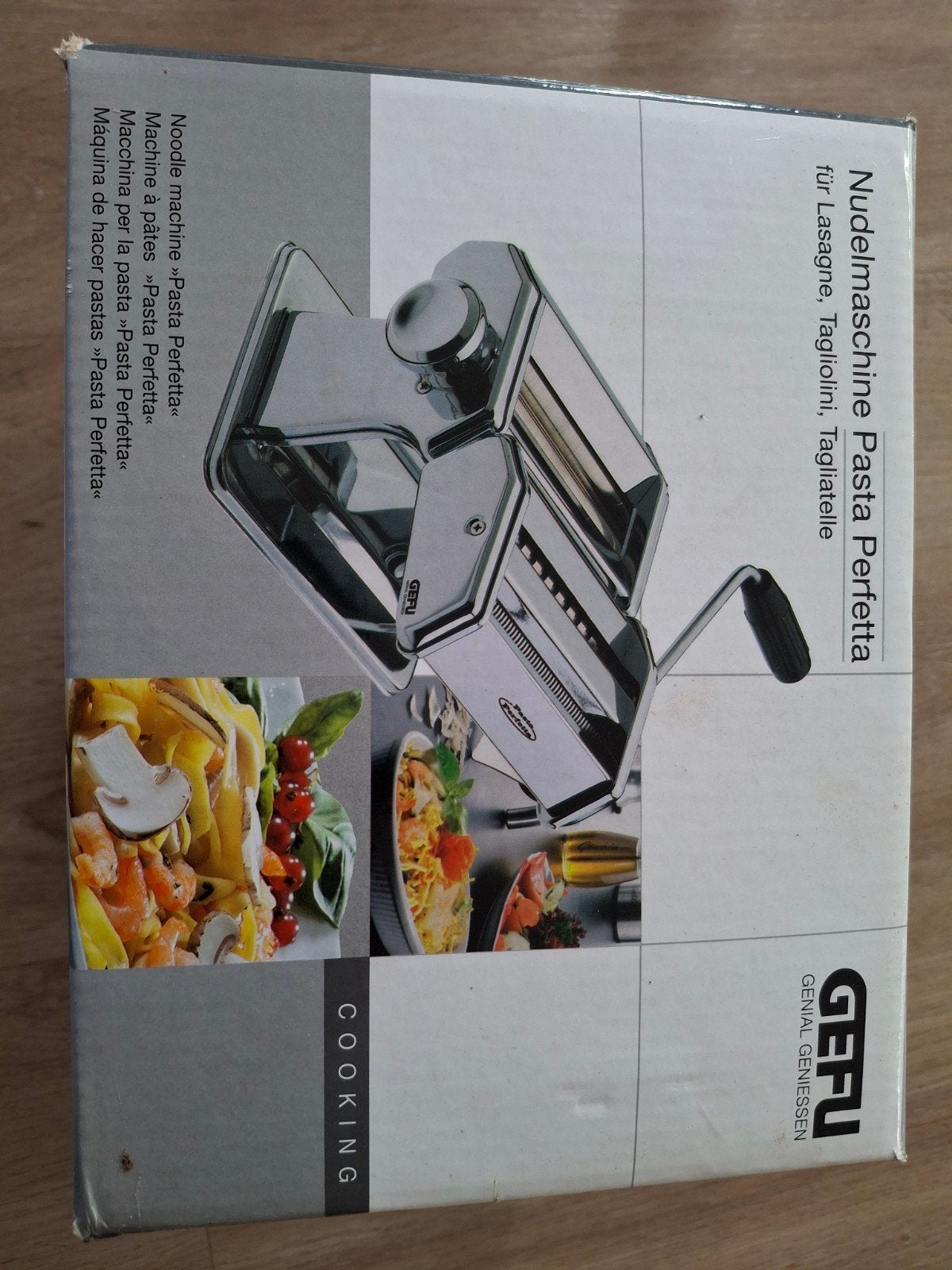 Gefu Pastamachine Pasta Perfetta - Zo goed als nieuw, Zilver, Ophalen of Verzenden, Zo goed als nieuw, Metaal