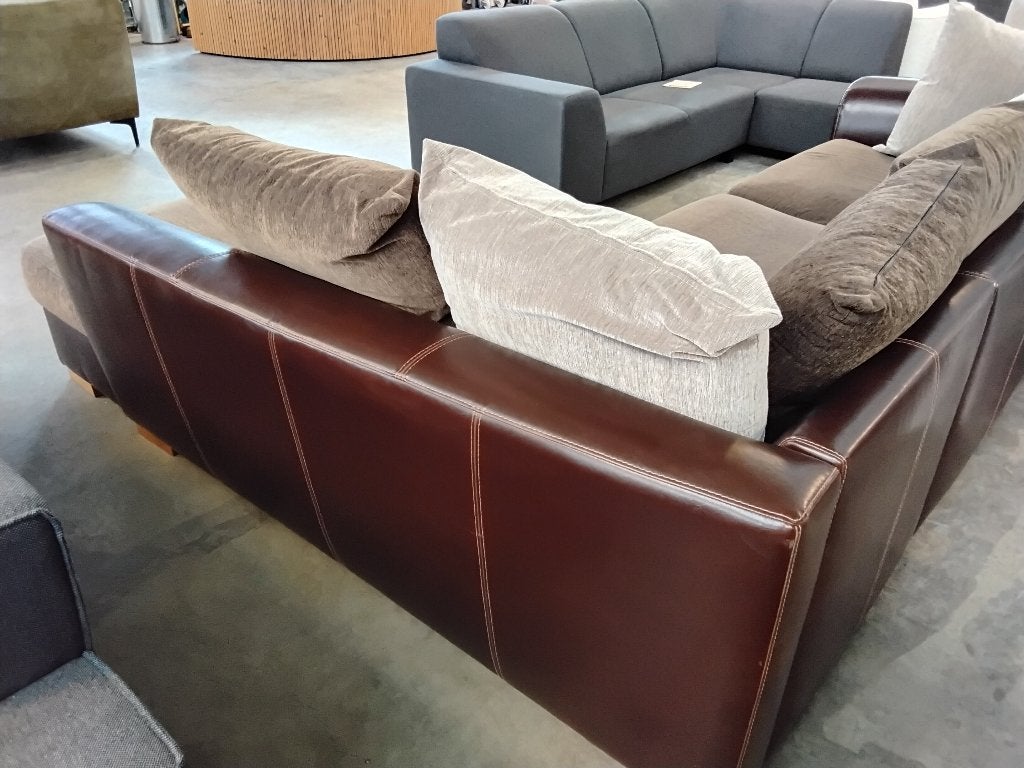 Hoekbank 290x215cm, 275=. Second Life Wolvega!, Ophalen, 250 tot 300 cm, Hoekbank, Zo goed als nieuw