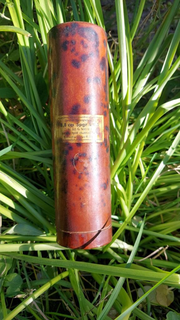 Duitse kriegsmarine uboot 8,8cm huls lading koker kist, Verzamelen, Militaria | Tweede Wereldoorlog, Ophalen of Verzenden, Duitsland