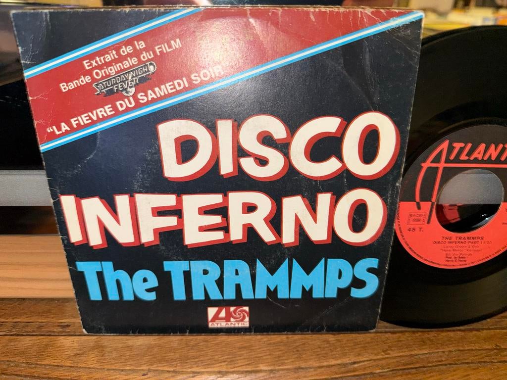 The Trammps - Disco Inferno (Soundtrack Saturday Night Fever, Cd's en Dvd's, Vinyl Singles, Zo goed als nieuw, Single, 7 inch