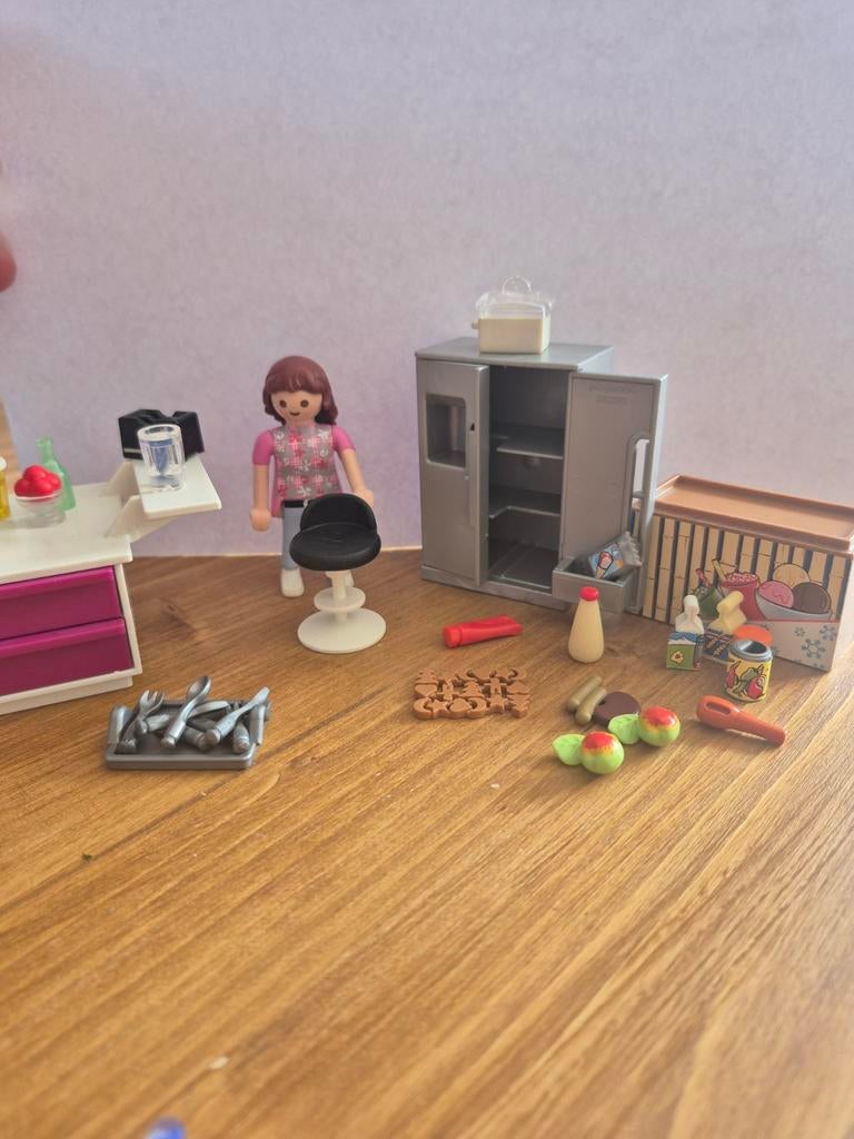 Playmobil 5582 keuken met eiland, Ophalen of Verzenden, Zo goed als nieuw