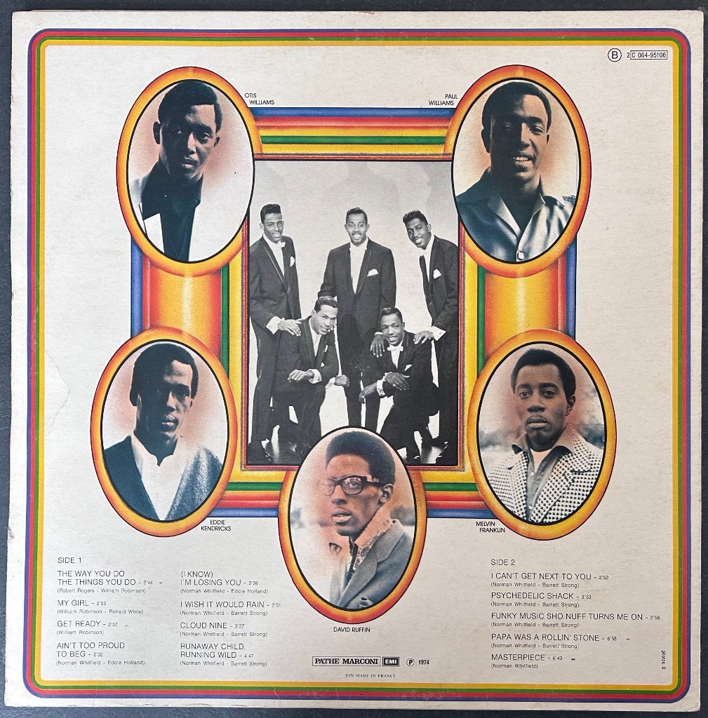 TEMPTATIONS - Anthology ( LP; Motown ), LP, Gebruikt, Ophalen of Verzenden, Soul