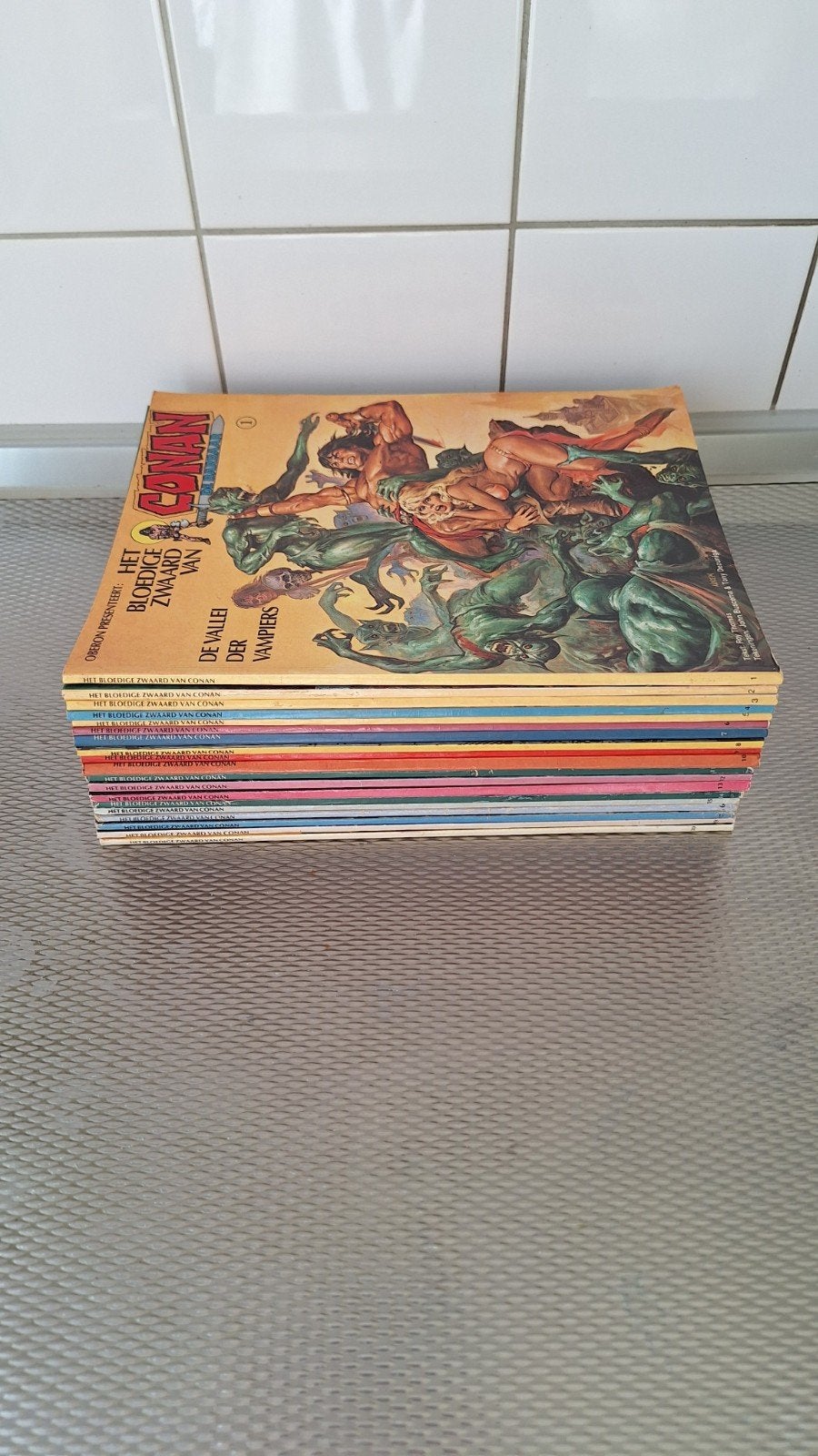Conan strips 1 t/m 20  (-18), Complete serie of reeks, Ophalen of Verzenden, Gelezen, Robert E. Howard
