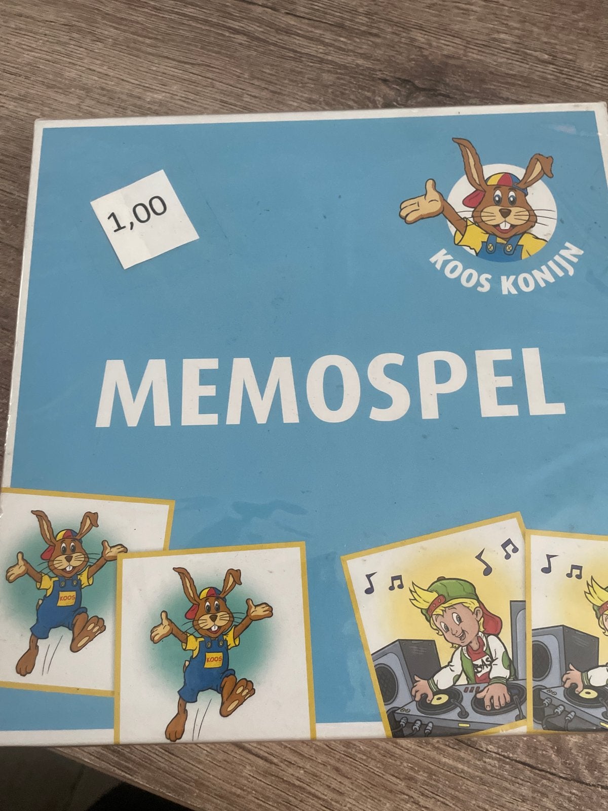 Koos Konijn Memospeel - Nieuw in verpakking, Een of twee spelers, Ophalen of Verzenden, Nieuw