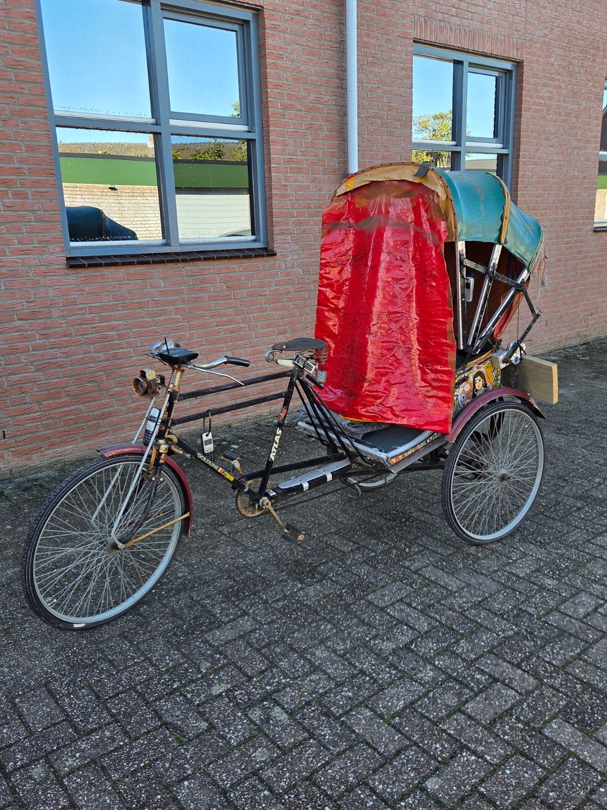 Unieke Riksja - opknapper, Fietsen en Brommers, Ophalen, Gebruikt, Atlas