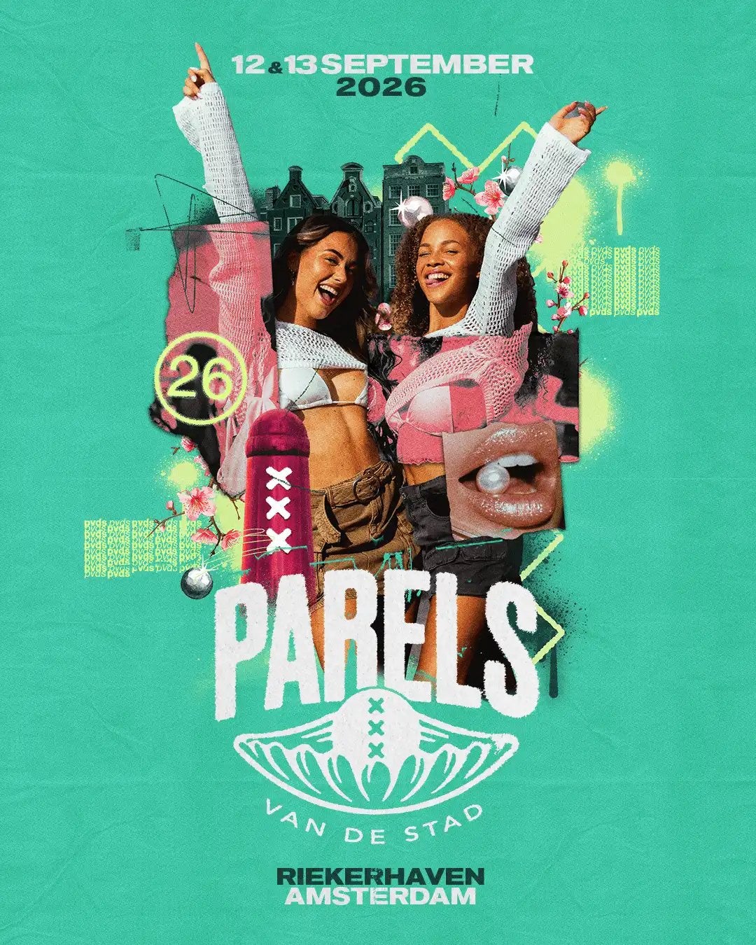 3 tickets Parels van de Stad – €60 per ticket, Drie personen of meer