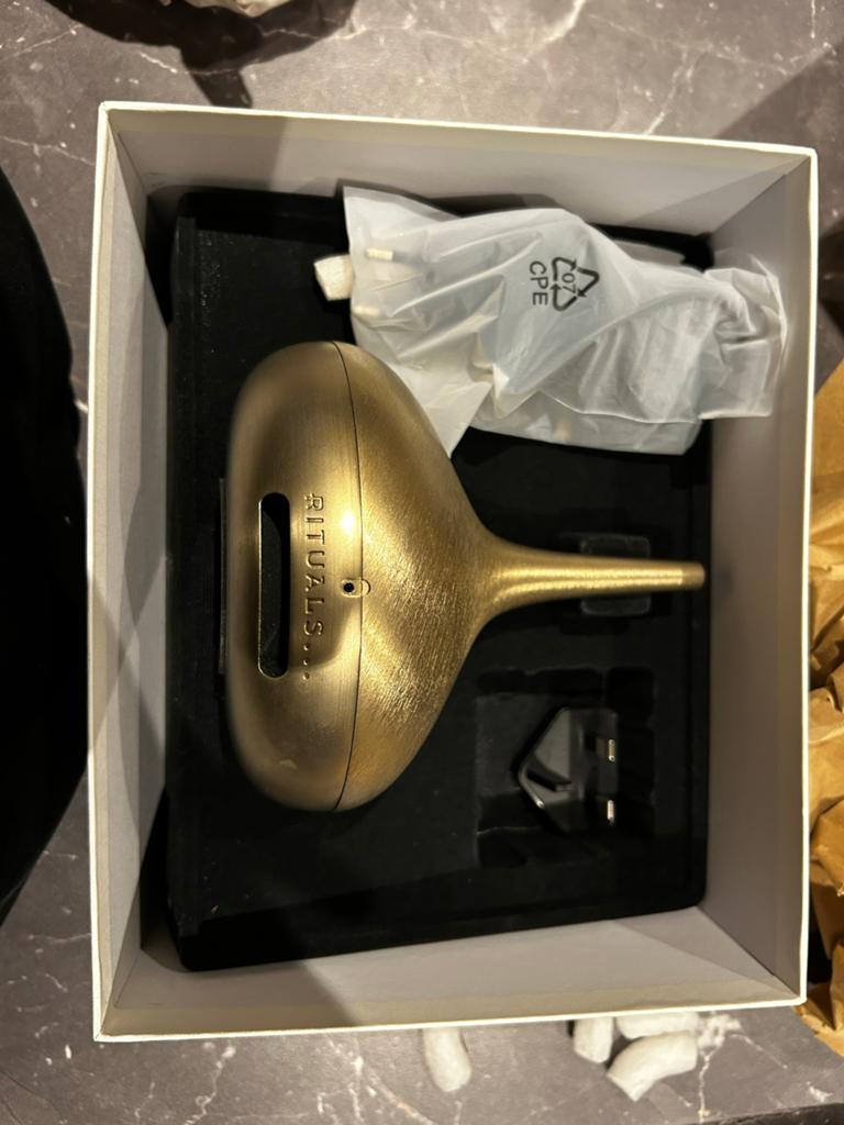 Rituals The Perfume Genie 2.0 Goud, Huis en Inrichting, Woonaccessoires | Overige, Ophalen of Verzenden, Oosters, Zo goed als nieuw