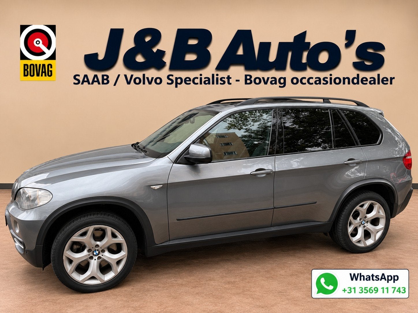 BMW X5 xDrive48i Youngtimer Schuif/kantel dak Onderhoud aanw, Auto's, Automaat, 2820 kg, Gebruikt, Xenon verlichting
