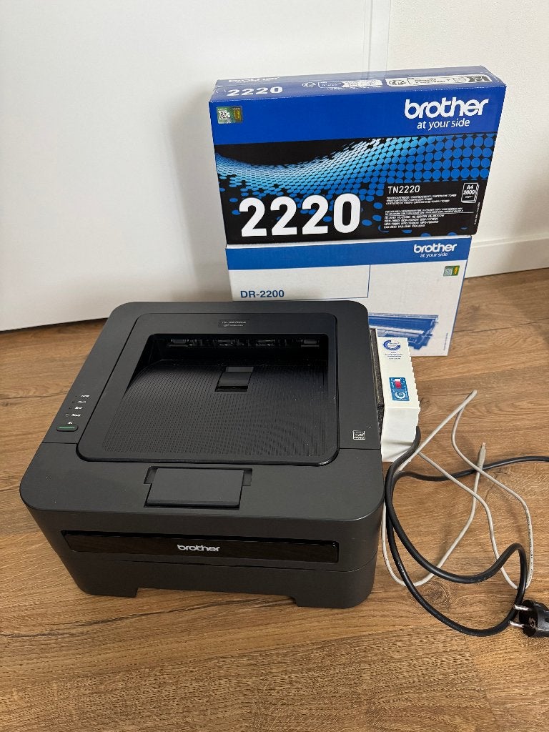 Brother HL-2270DW laserprinter, incl. extra drum en toner, Computers en Software, Ophalen, Zwart-en-wit printen, Gebruikt, Printer