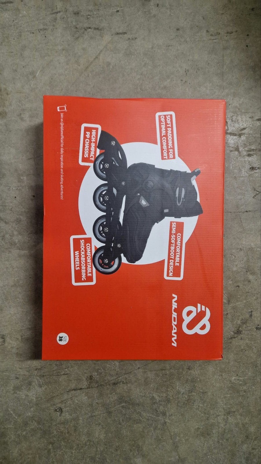 Nieuwe Nudavi Inline Skates - Maat 38, Ophalen of Verzenden, Nieuw, Dames