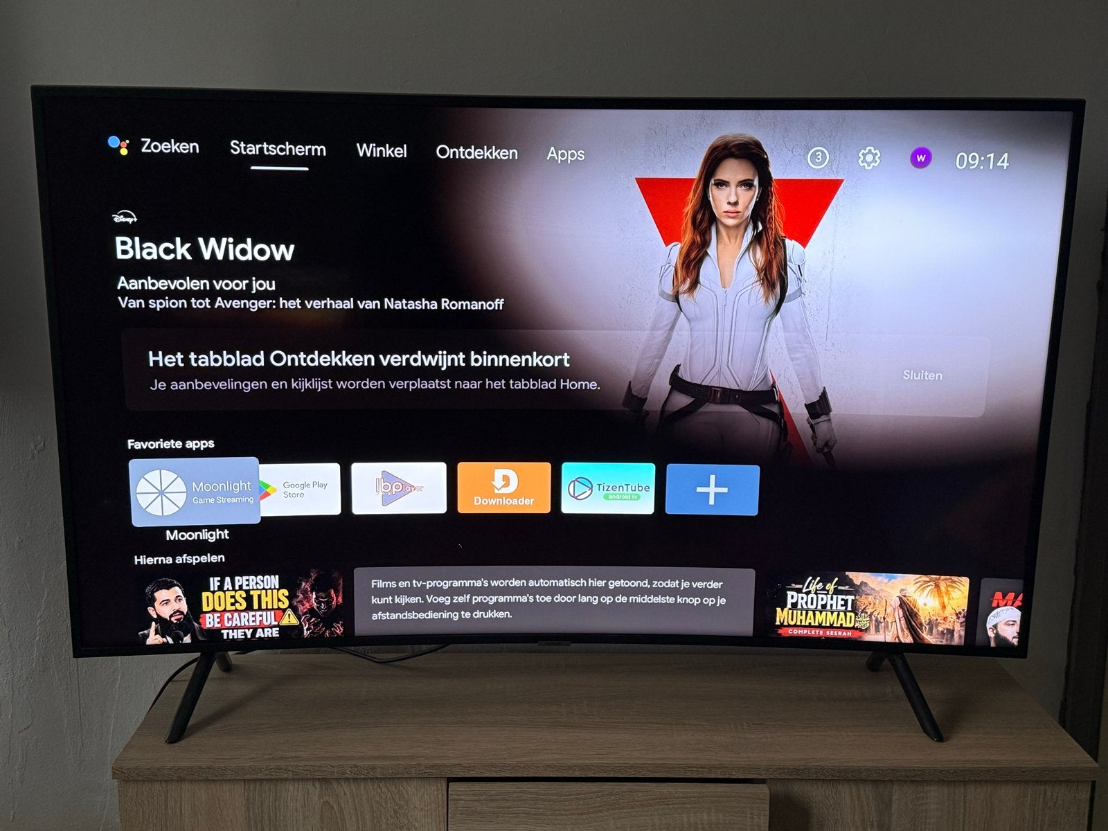 Samsung 55 inch 4K UHD Smart TV met afstandsbediening, Ophalen, Samsung, 100 cm of meer, 4k (UHD)