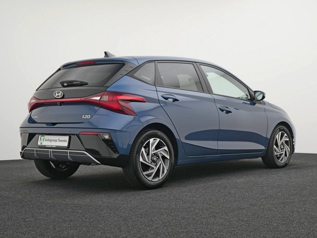 Hyundai i20 1.0 T-GDI Comfort Smart | LED | Private lease 39, Auto's, Gebruikt, Blauw, Lichtsensor, Bedrijf