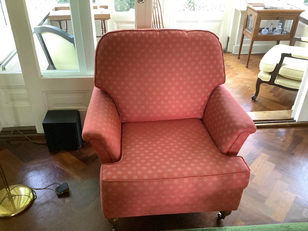 2 gebruikte  in goede staat fauteuils, Huis en Inrichting, Ophalen, Gebruikt, Chesterfield, 75 tot 100 cm