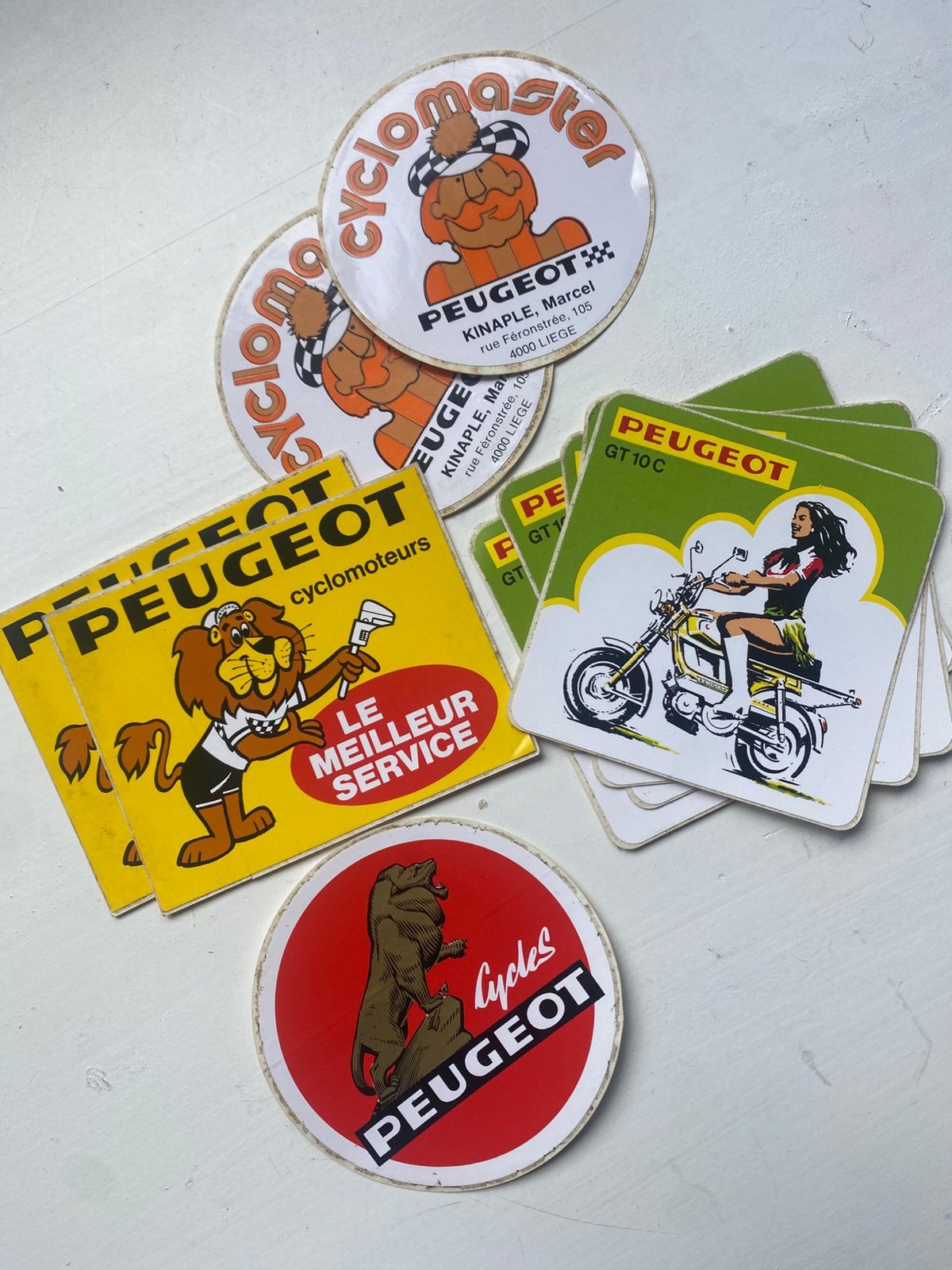 Vintage stickers, Hobby en Vrije tijd, Ophalen of Verzenden, Meerdere stickers