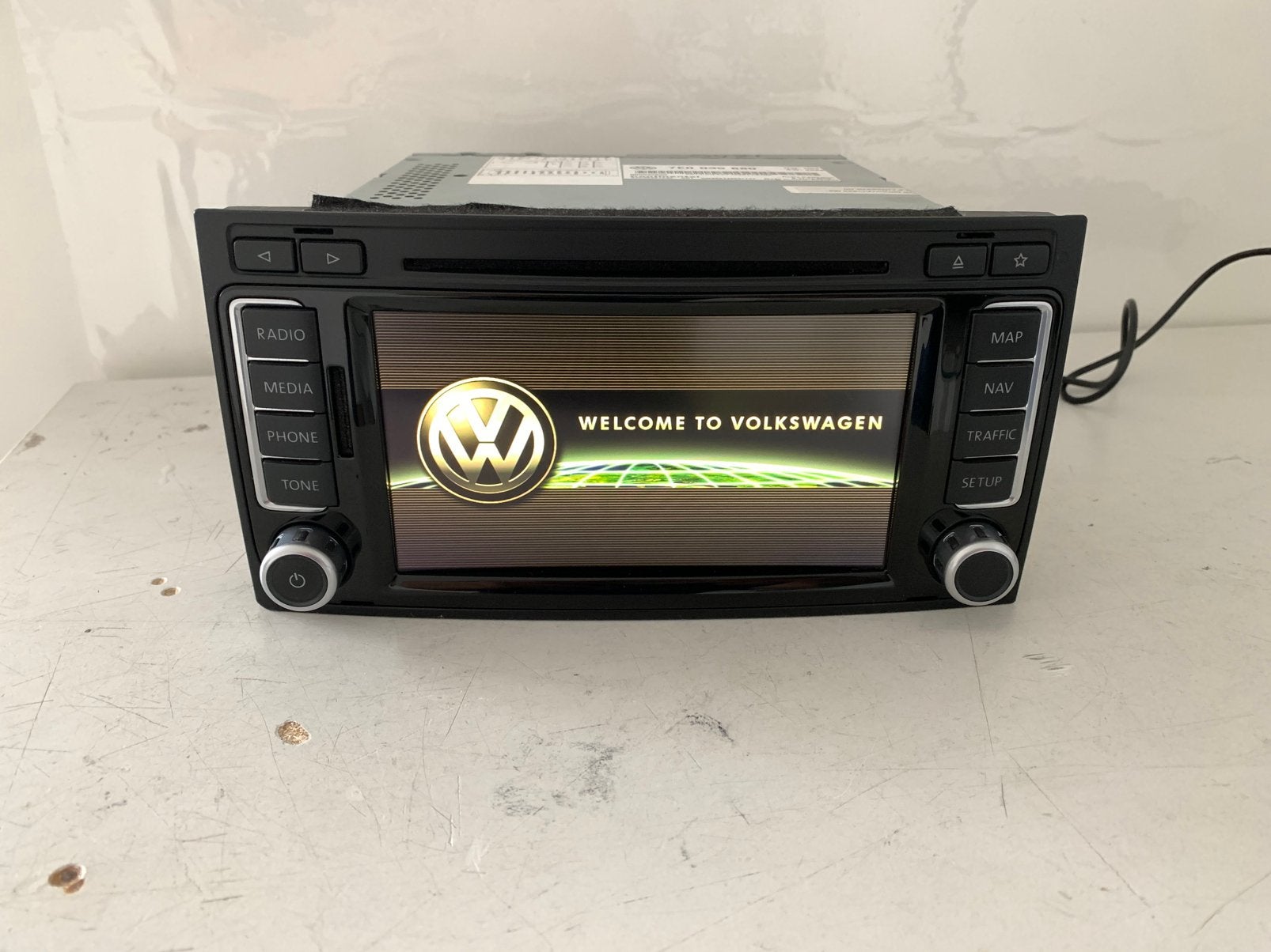 ORIG VW VOLKSWAGEN RNS 510 RADIO NAVIGATIE T5T6 MULTIVAN MFD, Ophalen of Verzenden, Zo goed als nieuw
