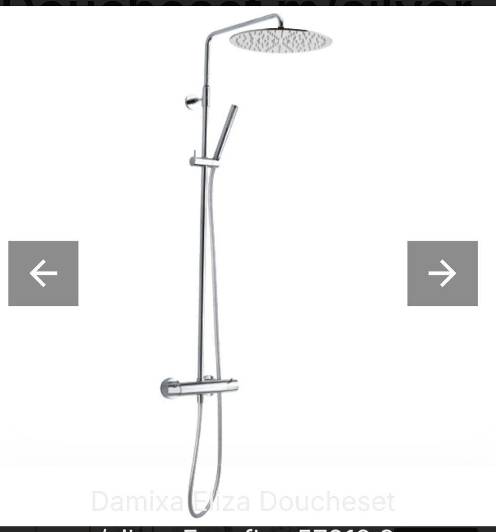 Nieuw Damixa 5791230 eliza regendoucheset chroom (eliza), Ophalen, Nieuw, Chroom, Douche