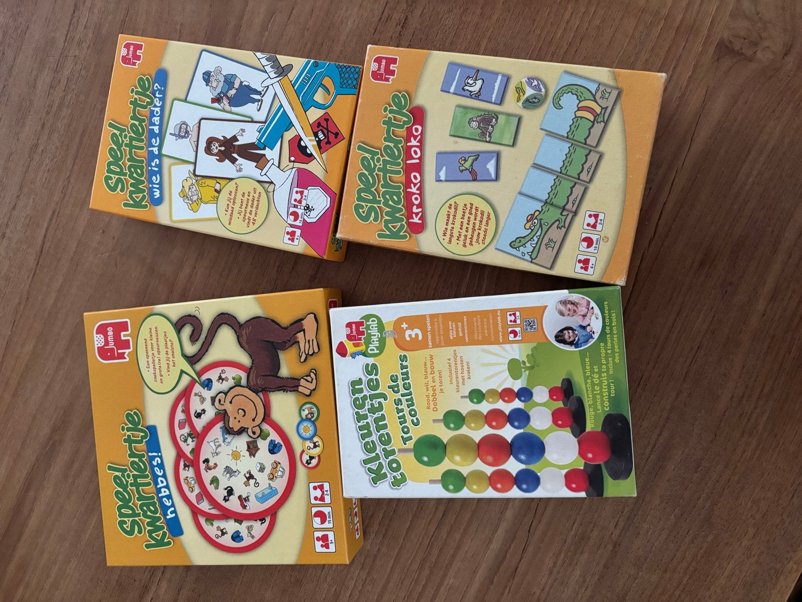 Speelkwartier spelletjes en kleuren torentjes voor jonge kin, Hobby en Vrije tijd, Gezelschapsspellen | Bordspellen, Ophalen, Gebruikt