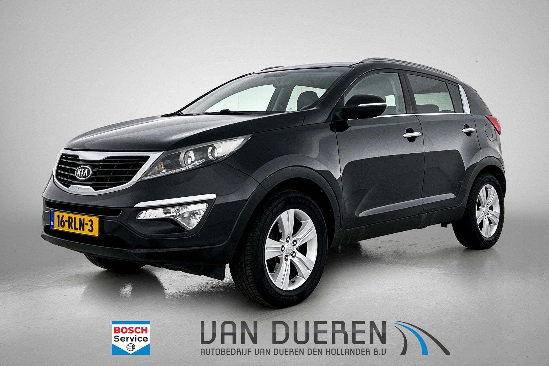 Kia Sportage 2.0 X-ecutive Plus Pack Clima, Trekhaak, Auto's, Gebruikt, 4 cilinders, Leder en Stof, Zwart