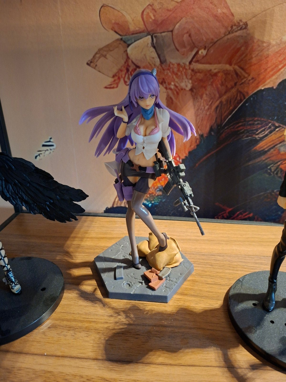 Anime en game figuren - Nier Automata, Overlord, One Piece, Ophalen of Verzenden, Gebruikt