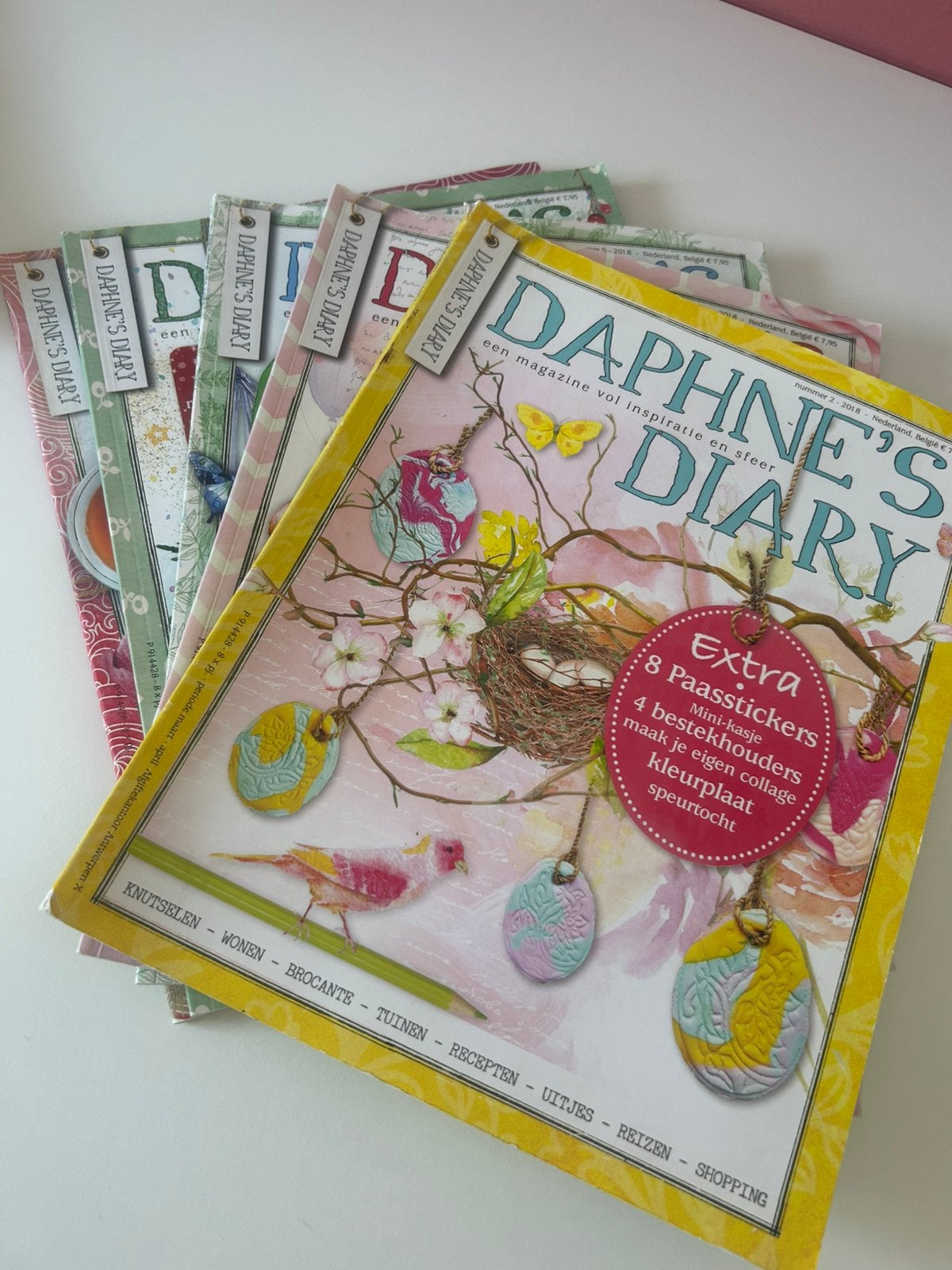 5x Daphne’s diary magazine, Ophalen of Verzenden, Gelezen, Damesbladen