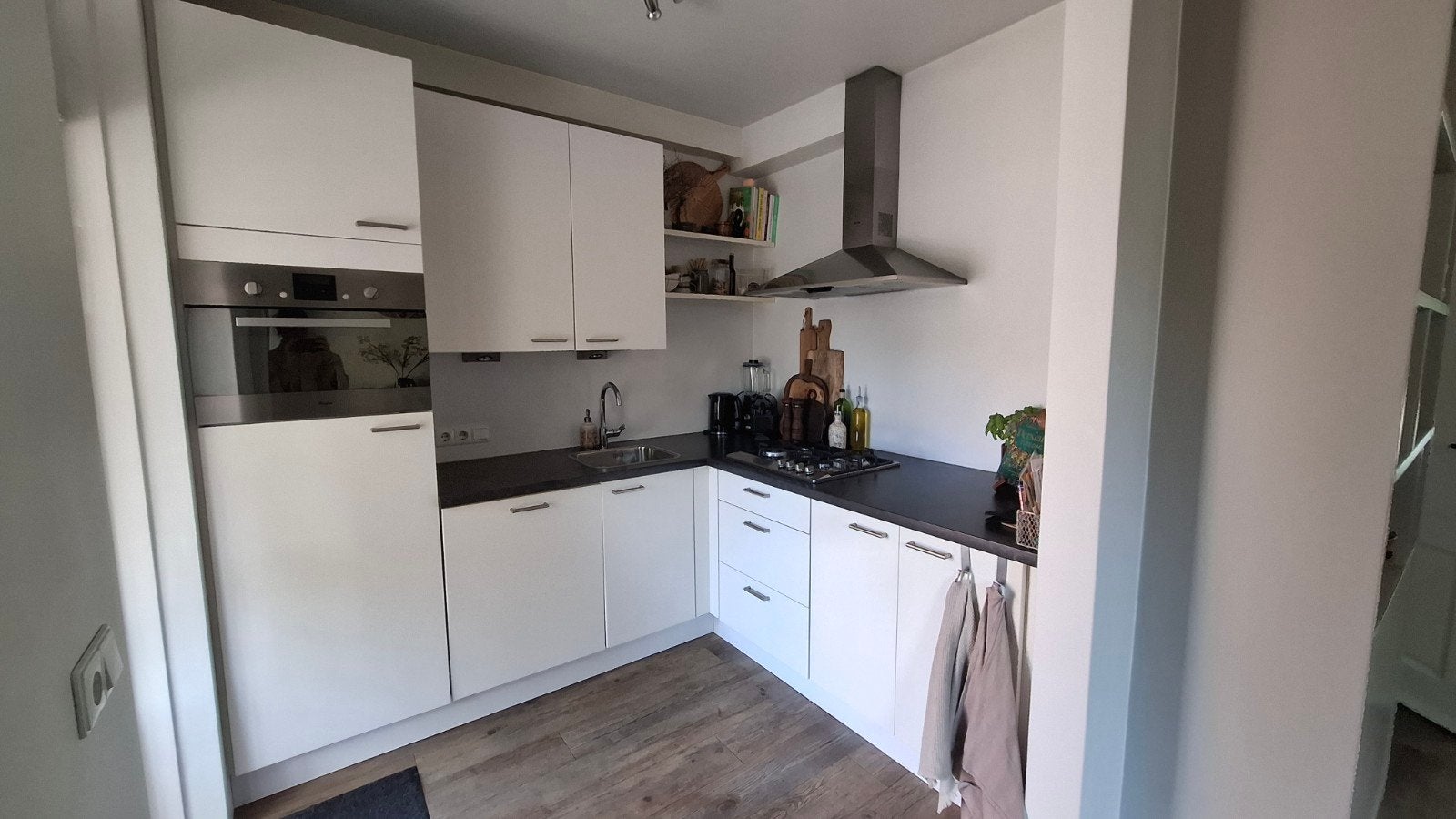 Mooie witte keuken, Ophalen, Gebruikt, Wit