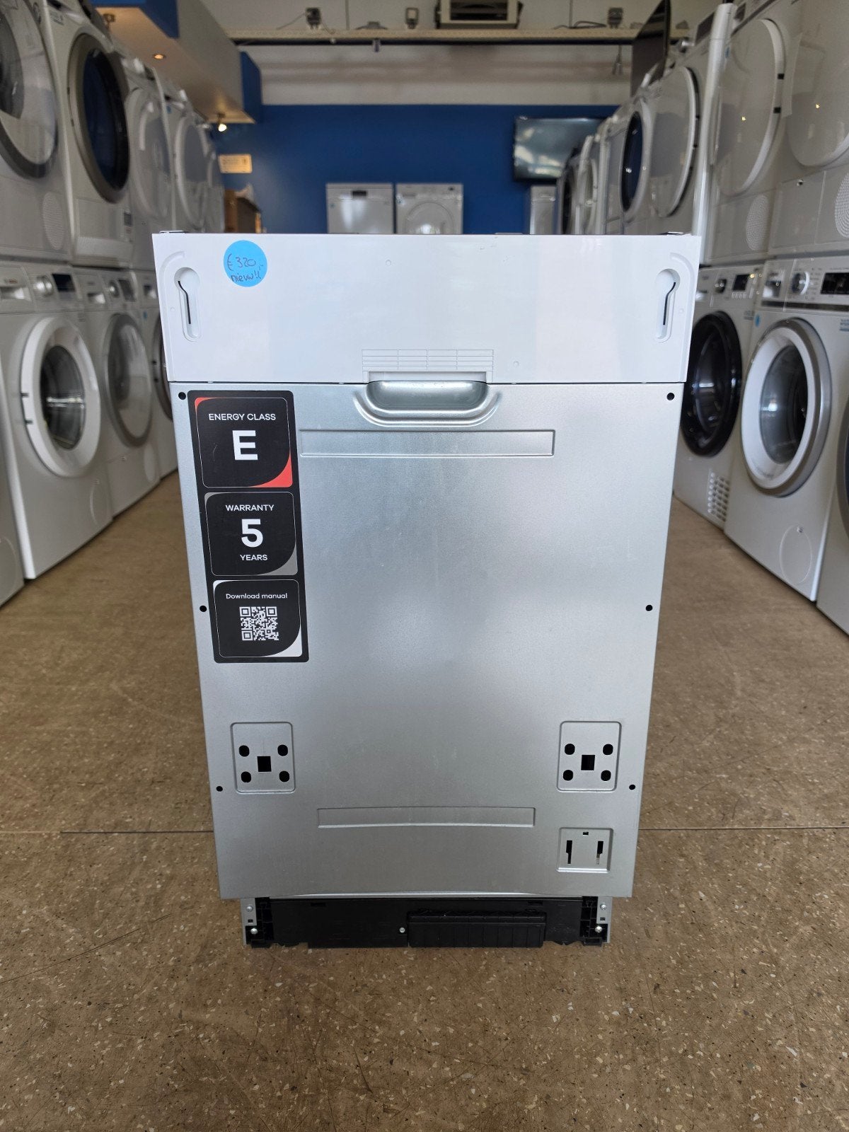 Nieuwe Wiggo WD-B4126E(X) inbouw vaatwasser | Gratis thuis ✅, Jirnsum, Minder dan 85 cm, Energieklasse A of zuiniger, Nieuw
