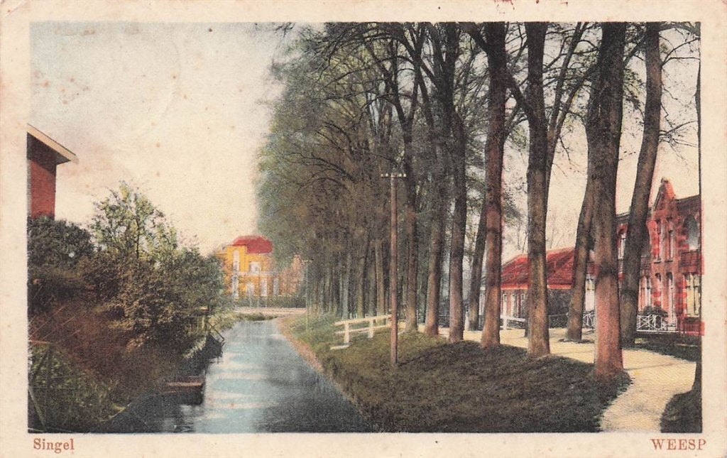 703-371-045 Singel Weesp, Ophalen of Verzenden, Voor 1920, Noord-Holland