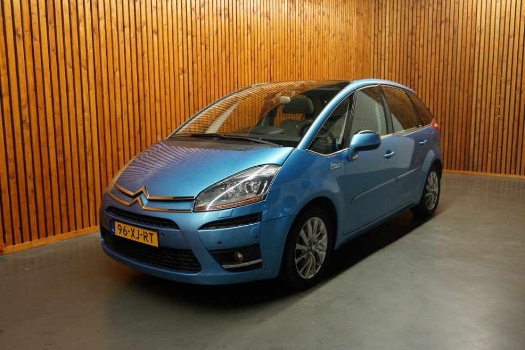 Citroen C4 PICASSO 2.0 16v EXCLUSIVE AUT.LUCHTVERING DEFECT, Auto's, Gebruikt, 4 cilinders, Blauw, C4 (Grand) Picasso