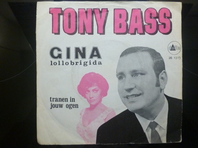 Tony Bass. Gina Lollobrigida. / Tranen in jouw ogen., Ophalen of Verzenden, Gebruikt, 7 inch, Nederlandstalig