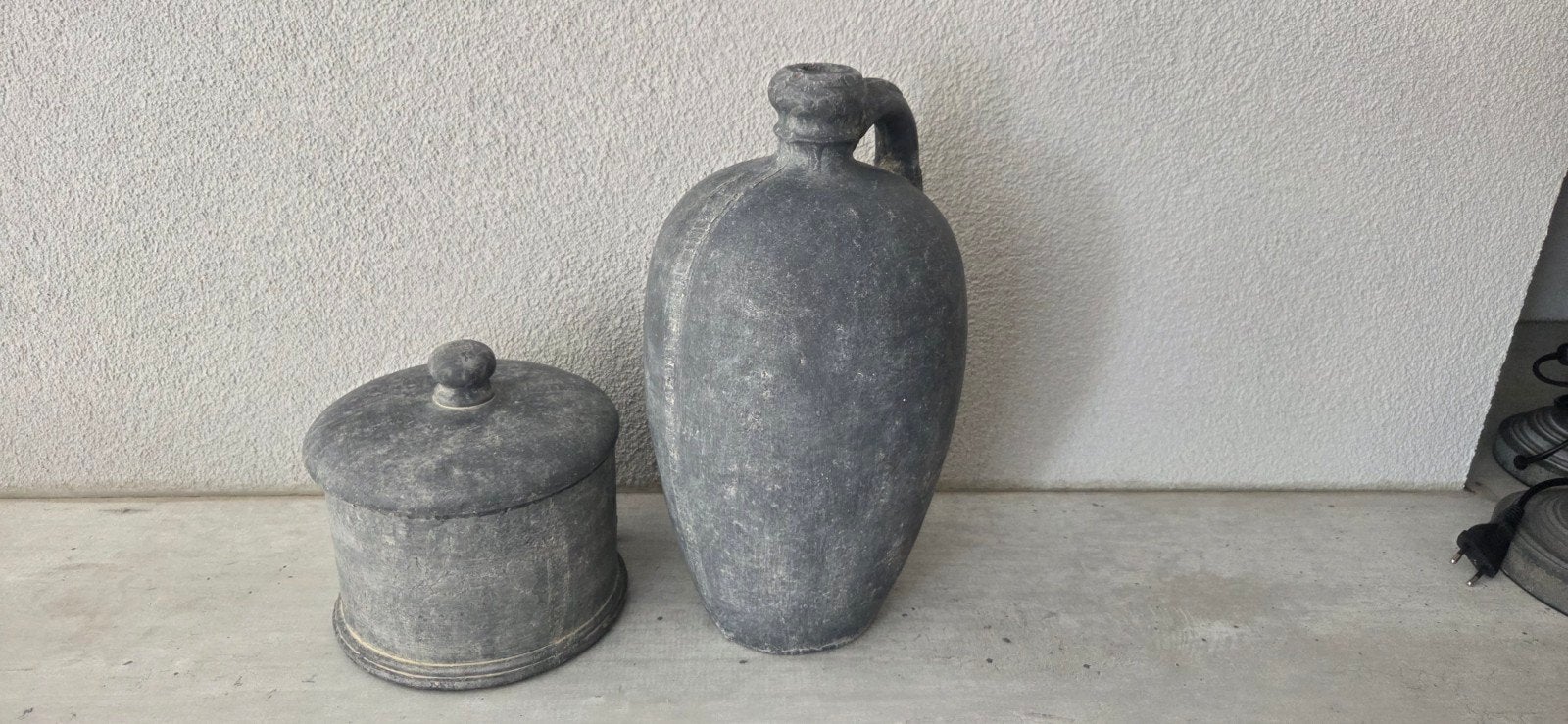 Brynxz kruik en pot aardewerk als set, Ophalen of Verzenden