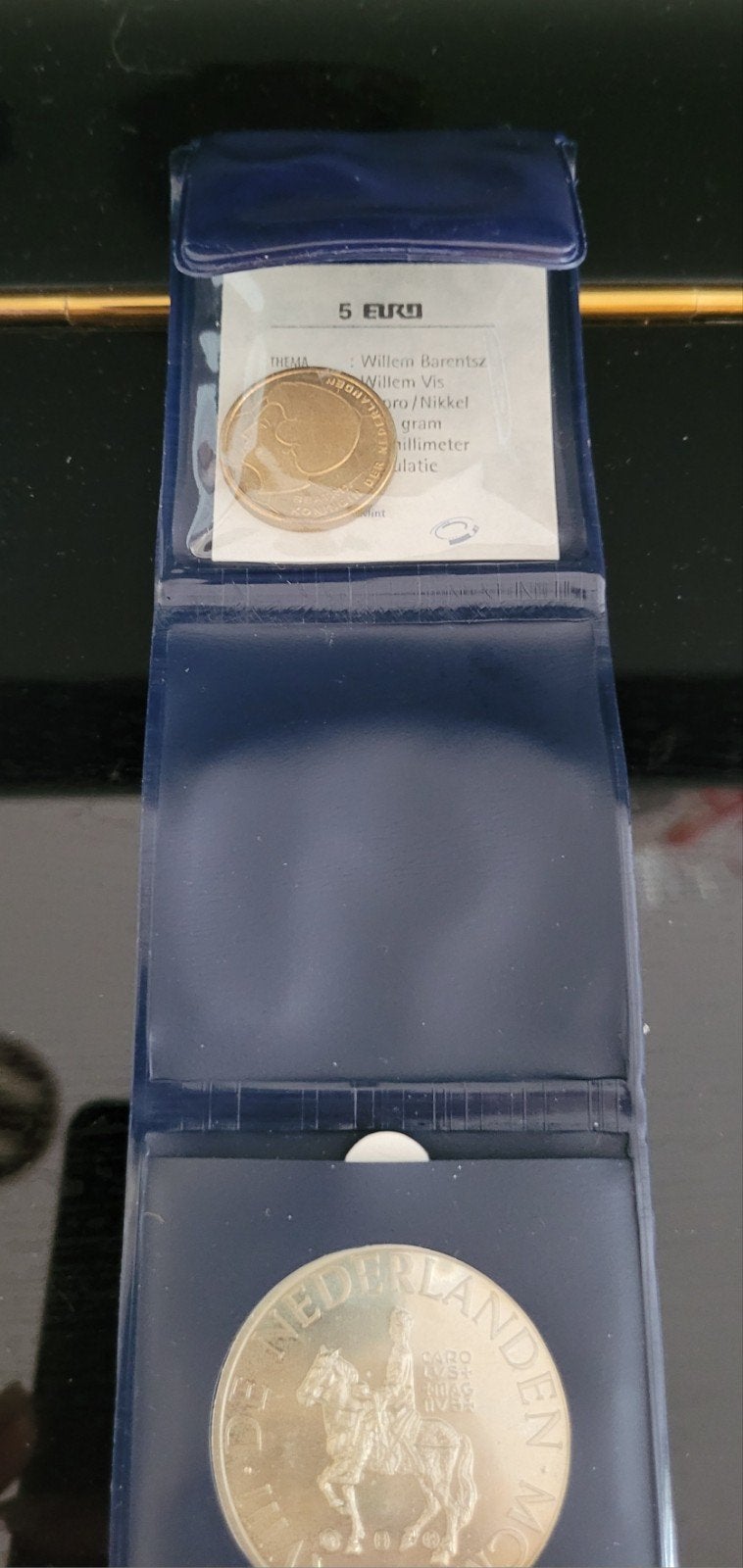 EK 5 euro guldenmunt 2000 en ECU 1988, Ophalen of Verzenden, Koningin Beatrix, 5 gulden