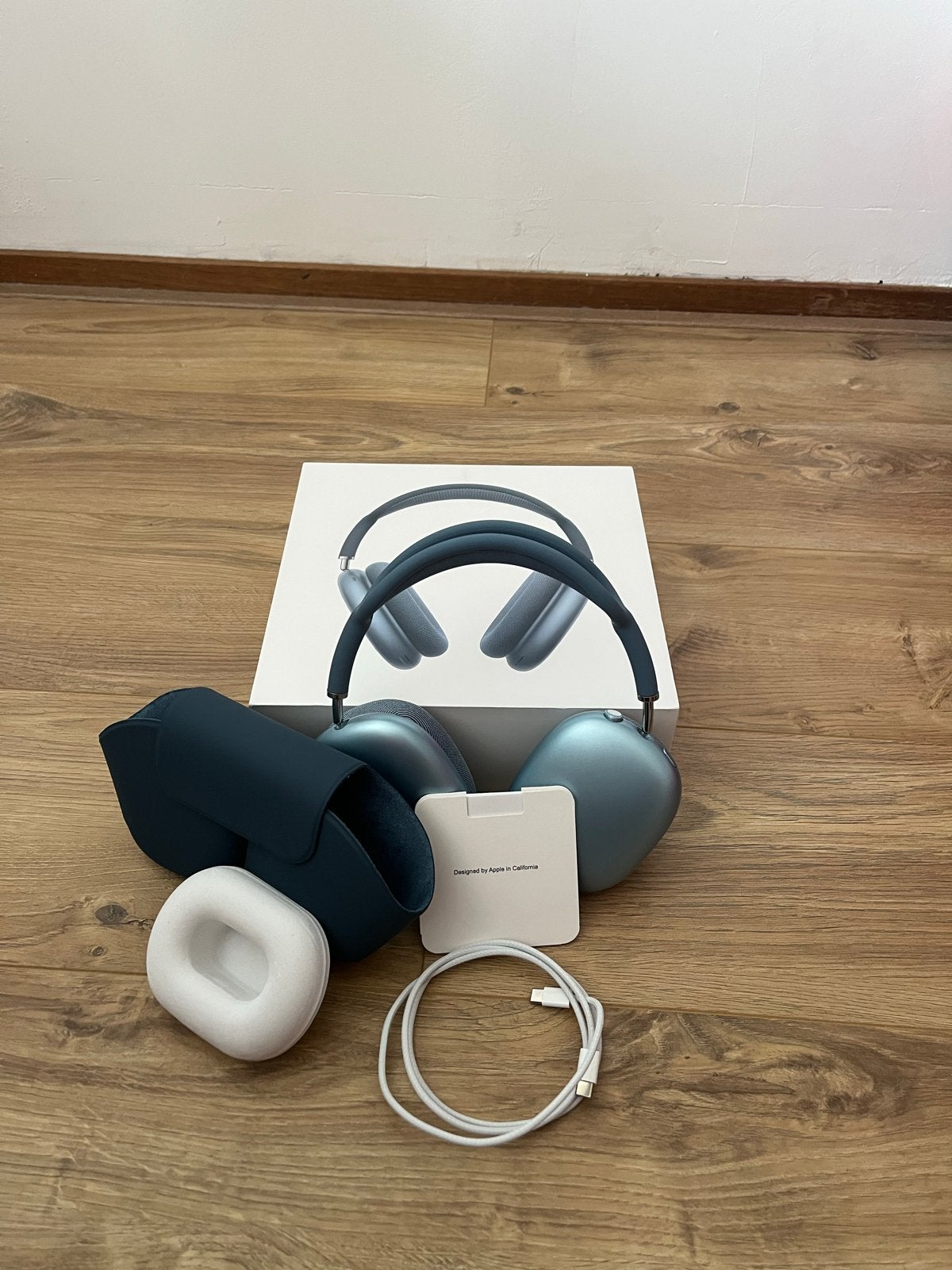 Apple AirPods Max - Sky Blue zo goed als nieuw, Audio, Tv en Foto, Koptelefoons, Bluetooth, Ophalen of Verzenden, Zo goed als nieuw