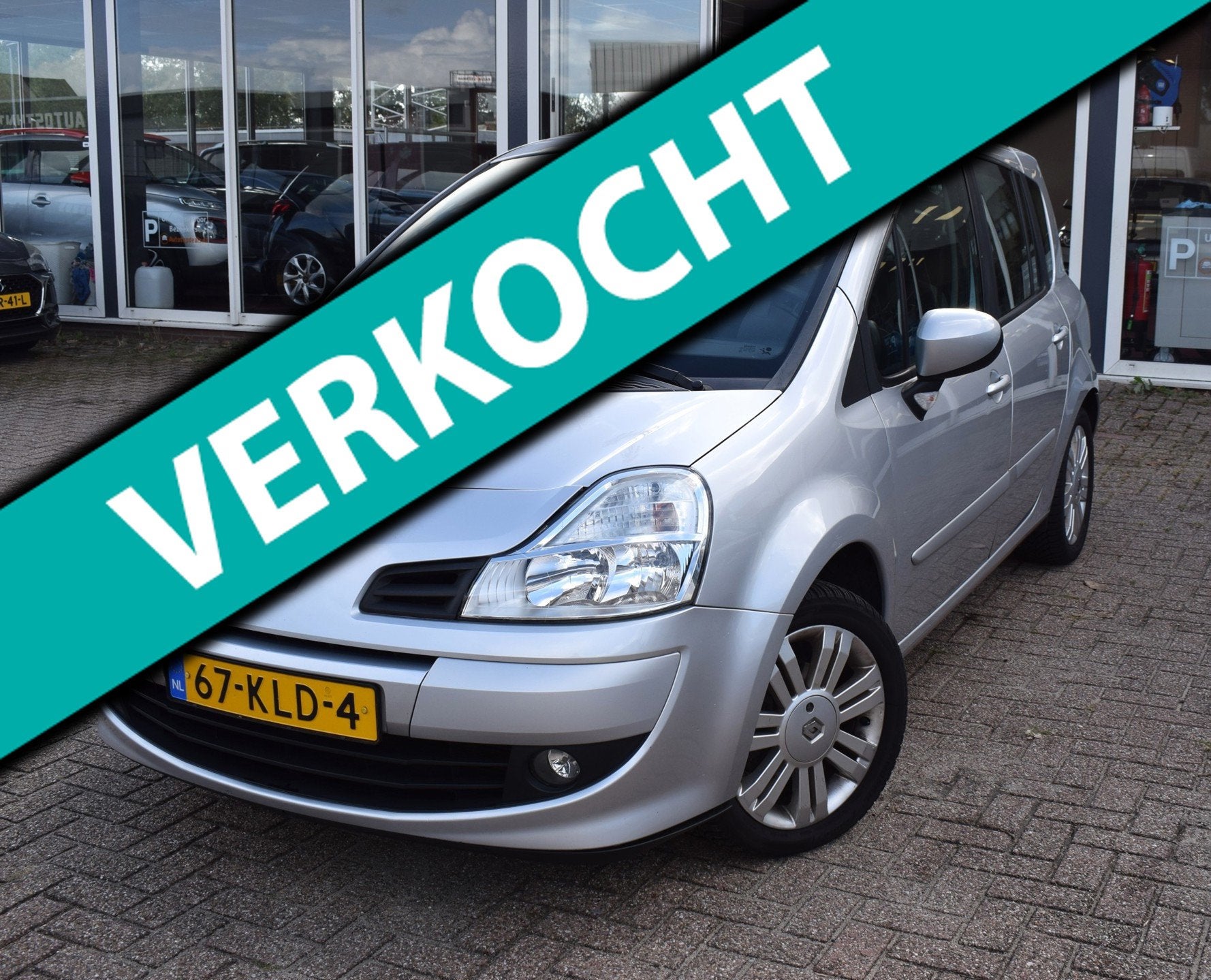 Renault Grand Modus 1.6-16V Exception AUTOMAAT|AIRCO | CRUIS, Gebruikt, Zwart, 4 cilinders, 1210 kg