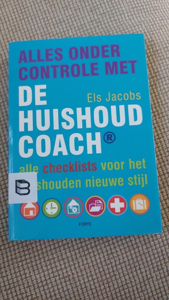 E. Jacobs - Alles onder controle met de Huishoudcoach, Ophalen, Zo goed als nieuw, E. Jacobs