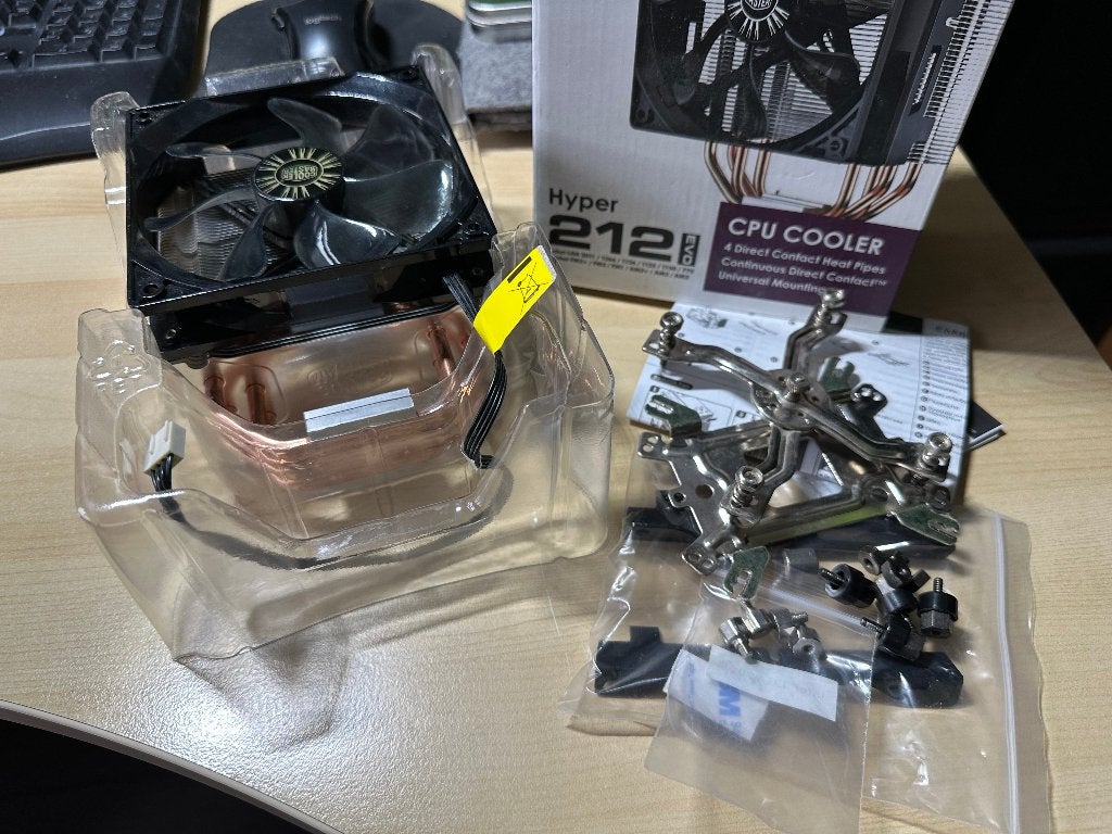 Cooler Master Hyper 212 EVO processorkoeler, Ophalen of Verzenden, Gebruikt, Luchtkoeling