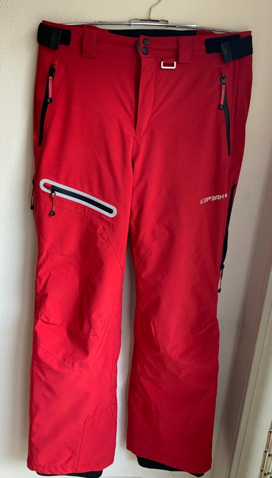 ICEPEAK. Rode heren skibroek maat 50, Ophalen of Verzenden, Zo goed als nieuw, Maat 48/50 (M), Broek