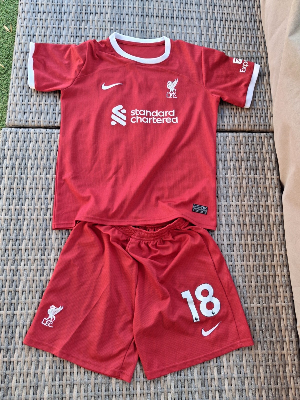 voetbalpakje maat 164, Maat XS of kleiner, Ophalen of Verzenden, Gebruikt, Set