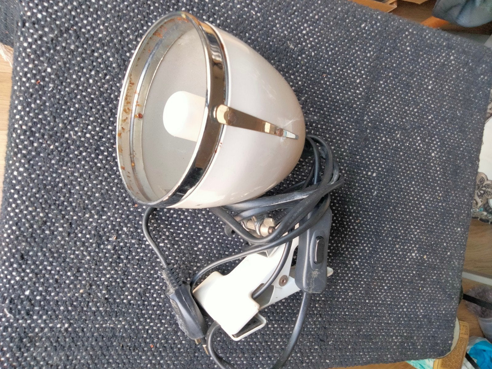 Vintage Klemlamp / Spotlamp - Gebruikt, Ophalen of Verzenden, Gebruikt