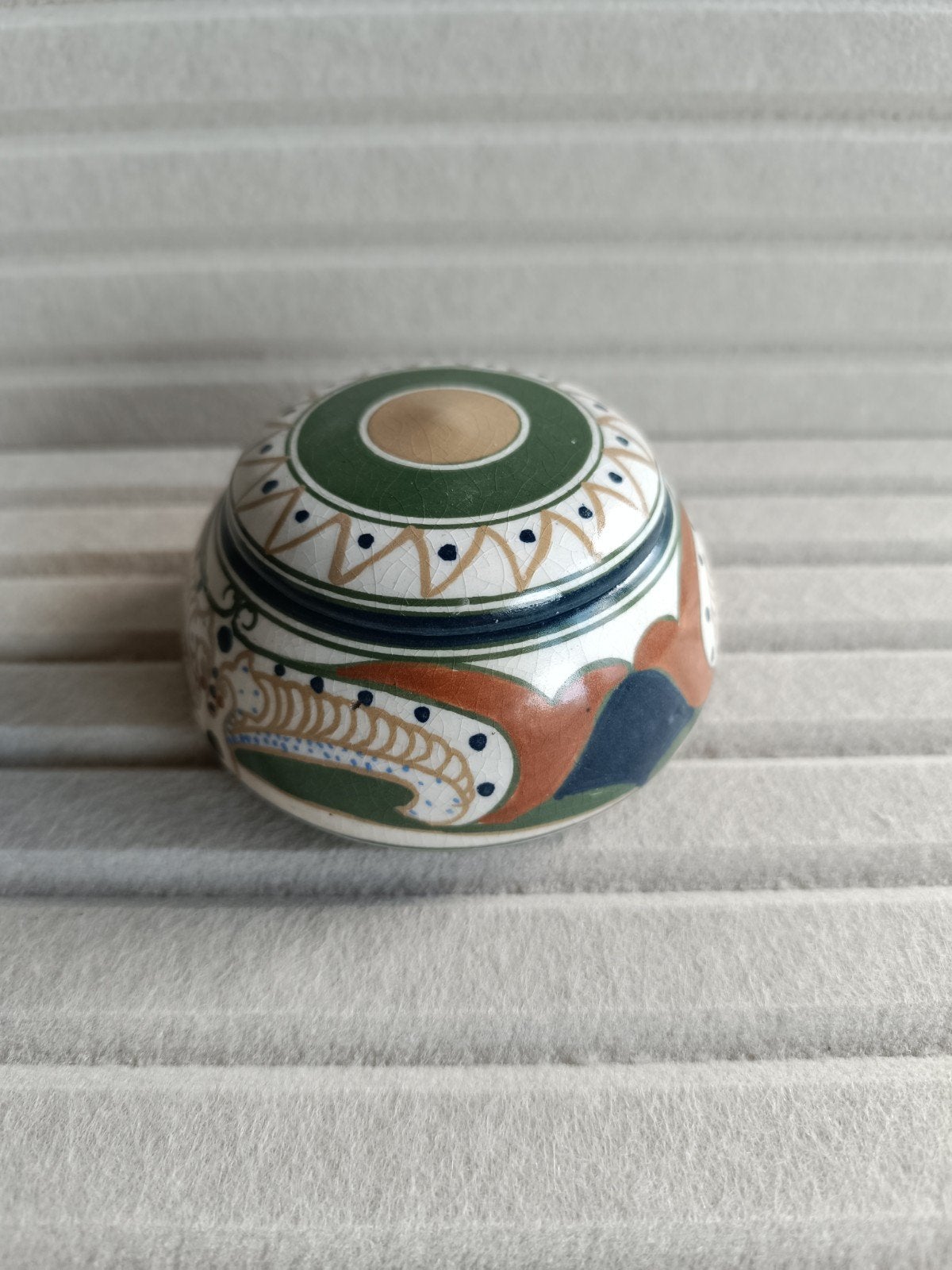 Antiek Dekseldoosje Marantha - Arnhemsche Fayencefabriek (ca, Antiek en Kunst, Ophalen of Verzenden