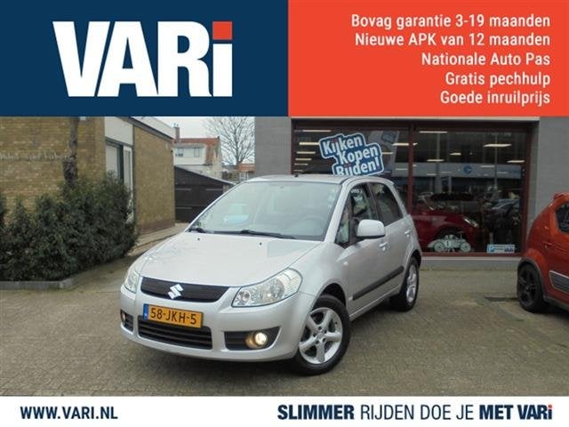 Suzuki SX4 1.6 EXCLUSIVE (bj 2009), Voorwielaandrijving, 15 km/l, Gebruikt, Zwart