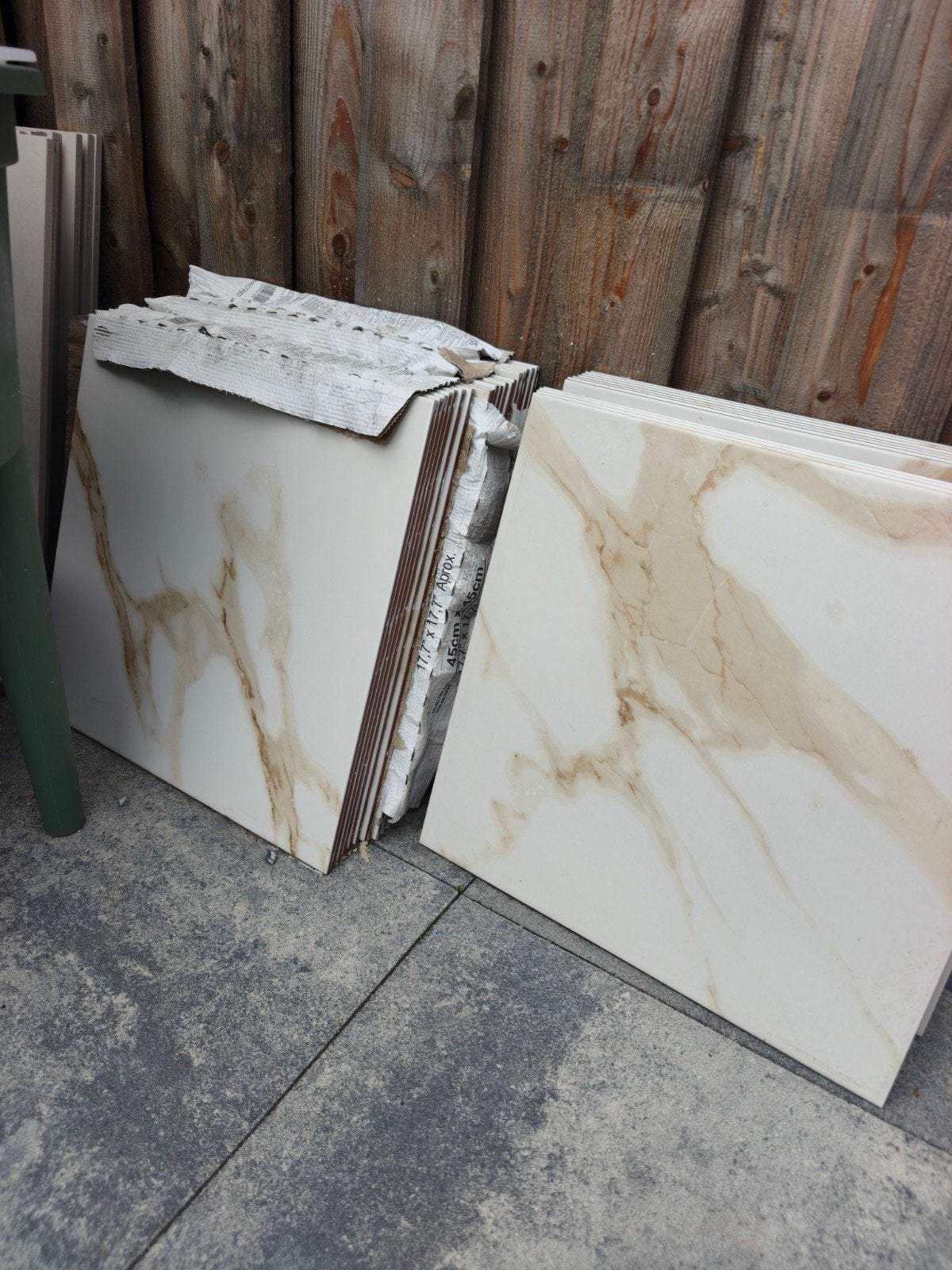 Marmerlook tegels - Nieuwstaat, Doe-het-zelf en Verbouw, Ophalen, 40 tot 60 cm, 40 tot 60 cm, Keramiek