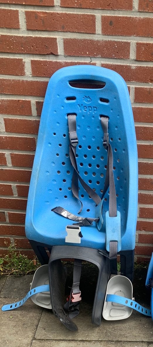 Yepp Maxi kinderstoeltje  Achterzitje / blauw, Fietsen en Brommers, Fietsaccessoires | Fietsstoeltjes, Achterzitje, Ophalen, 15 t/m 25 kg