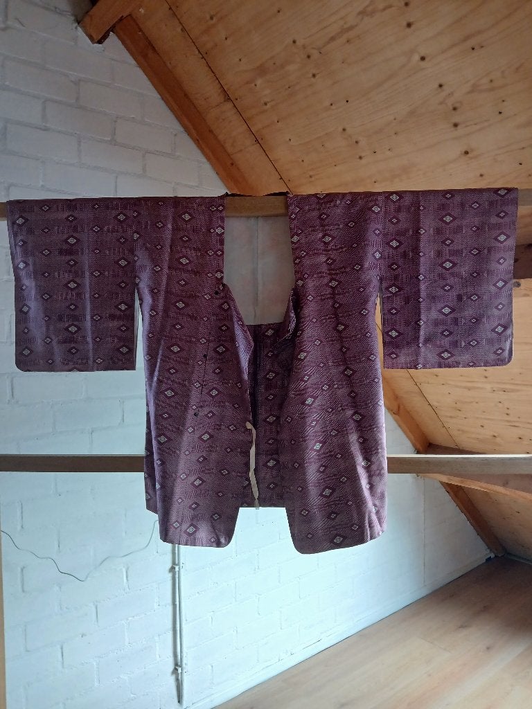 Traditionele Japanse Kimono jasje Haori, Ophalen of Verzenden