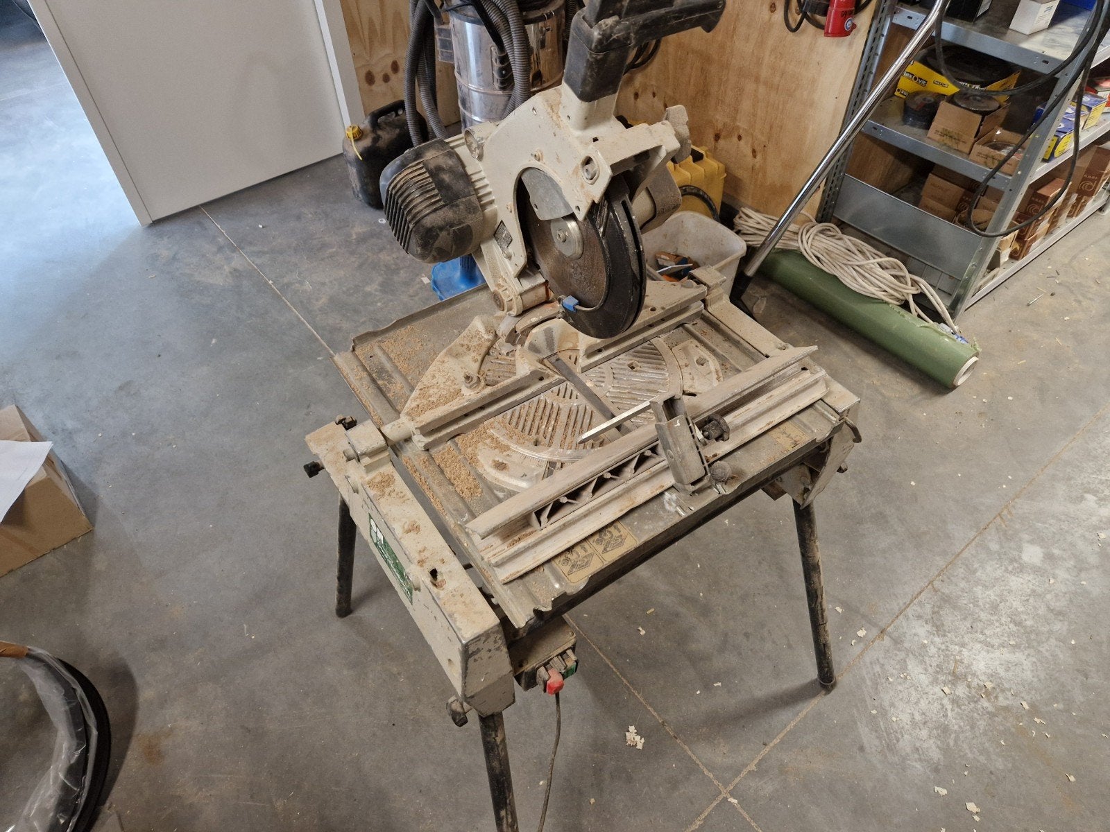 Elu tgs 273 zaagtafel/ afkortzaag, Doe-het-zelf en Verbouw, Ophalen, Gebruikt
