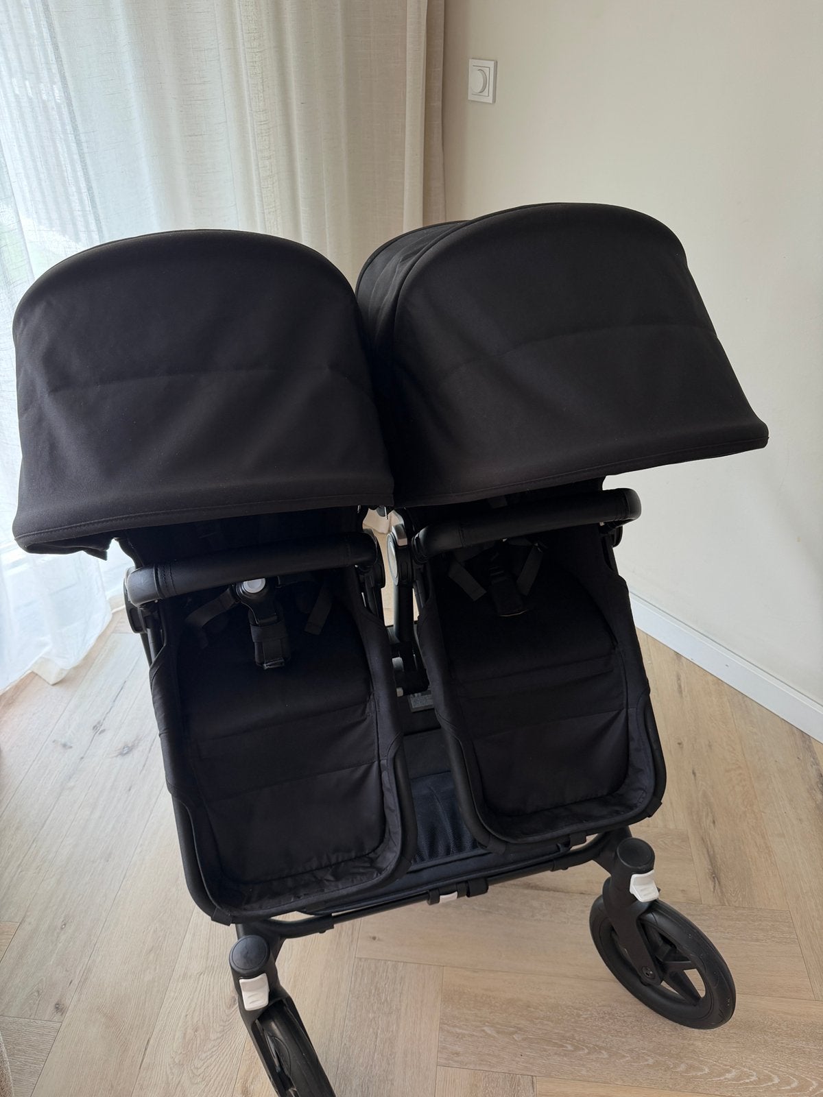 Bugaboo donkey 5 twin kinderwagen, Ophalen of Verzenden, Zo goed als nieuw, Kinderwagen of Buggy