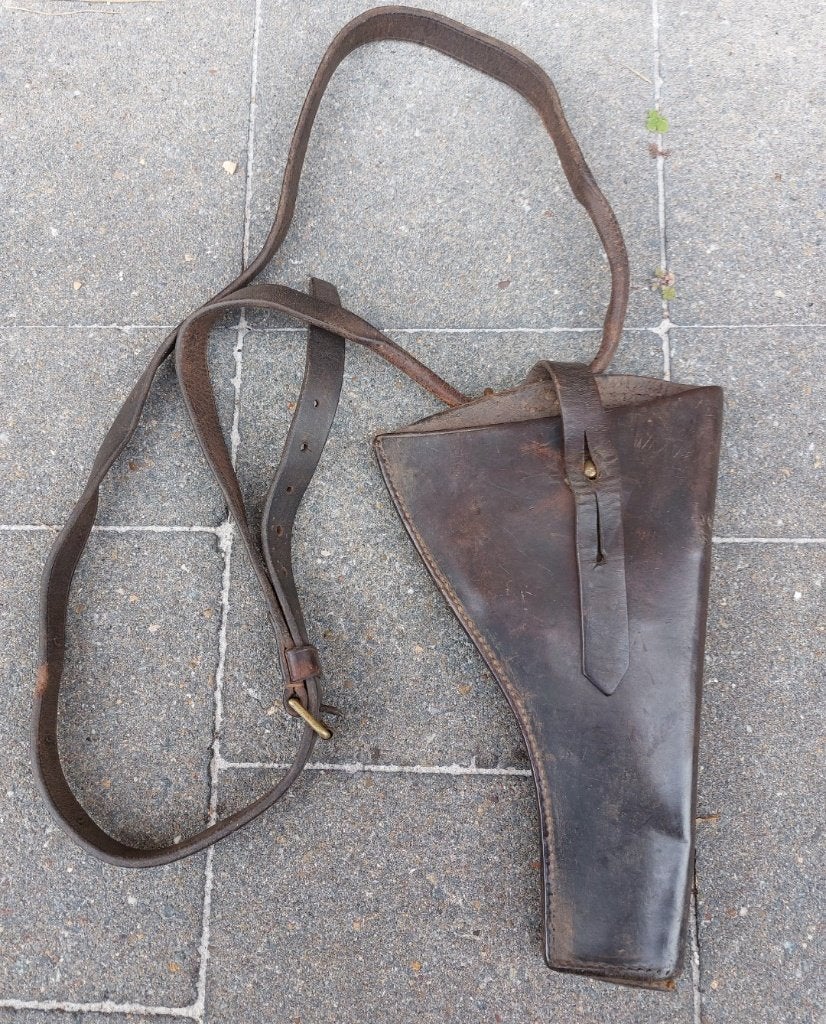 Britse WO1/WO2 officier Sam Browne-holster., Ophalen of Verzenden, Engeland, Overige typen