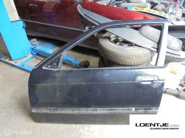 Voordeur links linksvoor BMW e36 compact zwart 316i 318i 323, Gebruikt, Deur, Voor, Ophalen of Verzenden