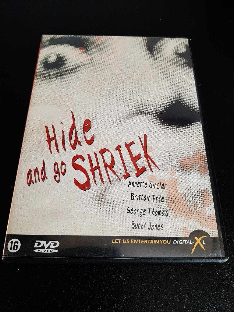 Hide and go shriek, Bunky Jones, Brittain Frye, Ria Pavia!, Vanaf 16 jaar, Ophalen of Verzenden, Gebruikt, Slasher