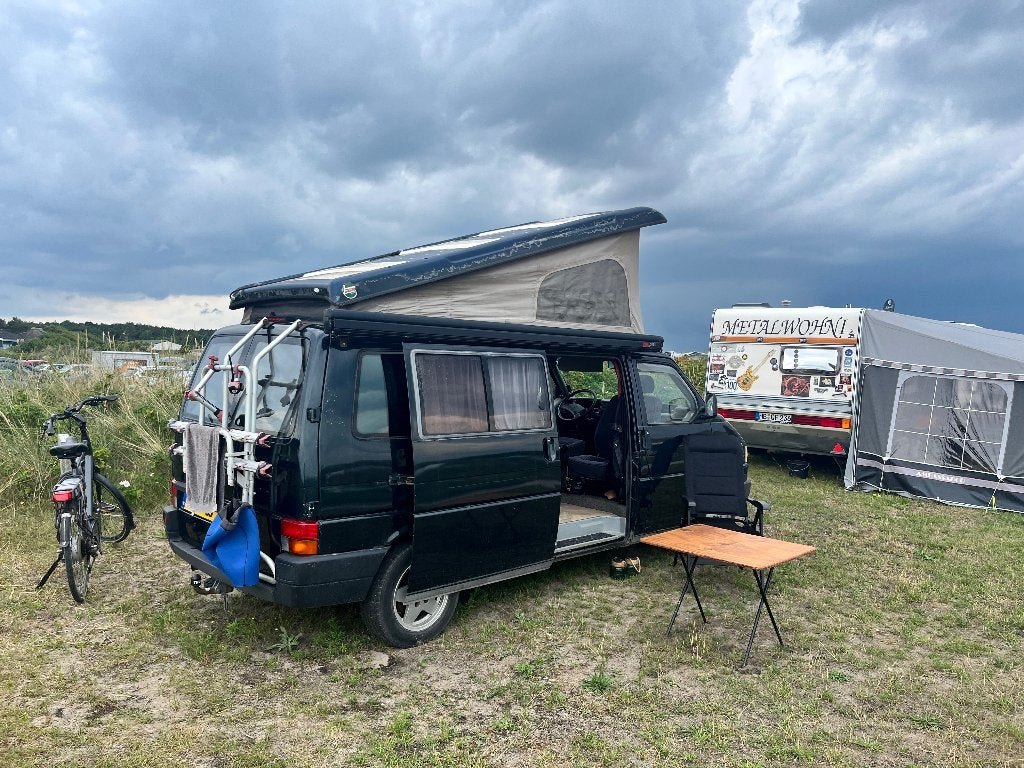 VW Transporter T4 Camper, Caravans en Kamperen, Campers, Buscamper of Camperbus, Particulier, Luifel, Tot en met 4